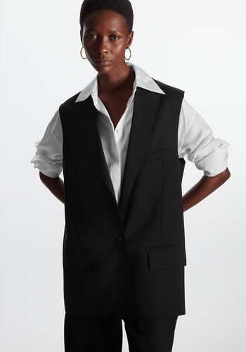 Regular - Fit Sleeveless Blazer from COS