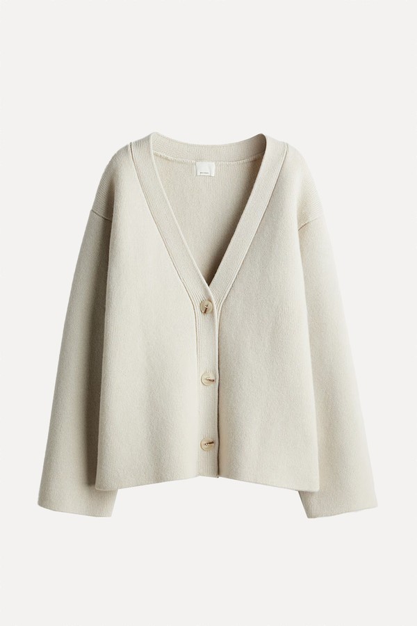 Wool-Blend Cardigan