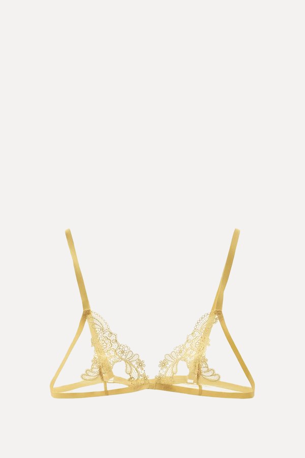 Lace Triangle Bralette from Zara