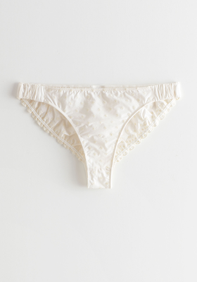 Eyelet Embroidered Briefs from & Other Stories 