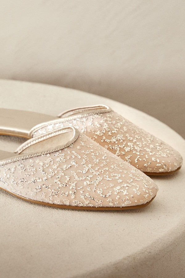 Glitter Mule Slippers from Zara Home