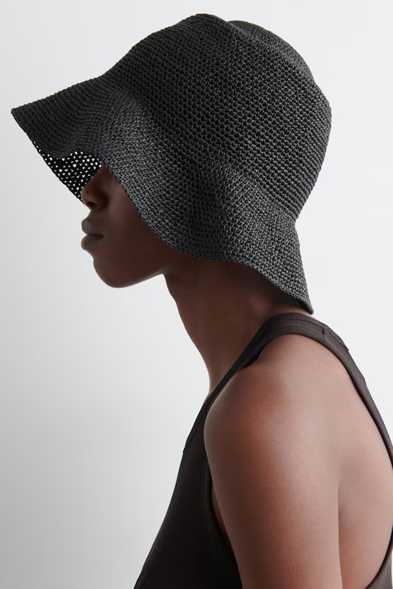 Straw Bucket Hat from Cos