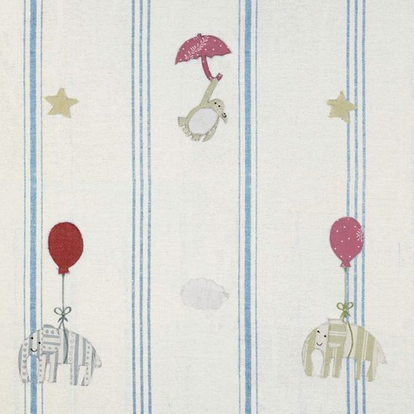 Marine Blue Floating Embroidered Panel from Susie Watson Designs