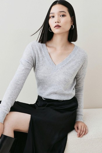 Cashmere V Neck Jumper