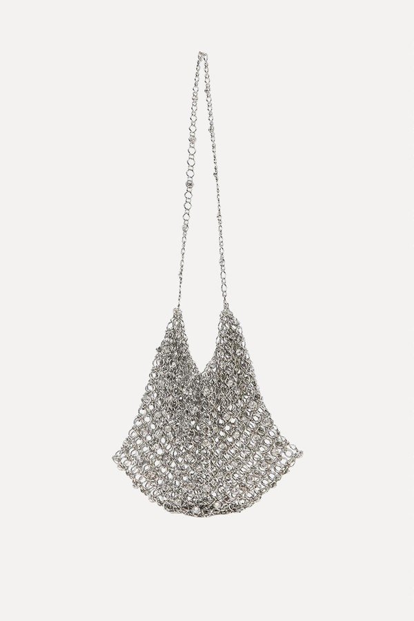 Mini Beaded Bucket Bag from Zara