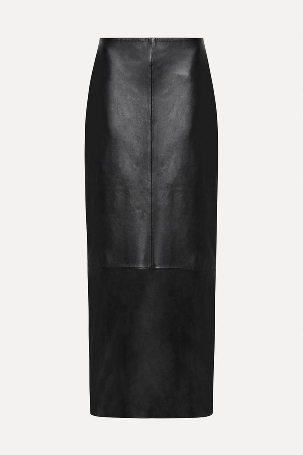 Leather Column Skirt from Leather Column Skirt, £425 | St. Agni