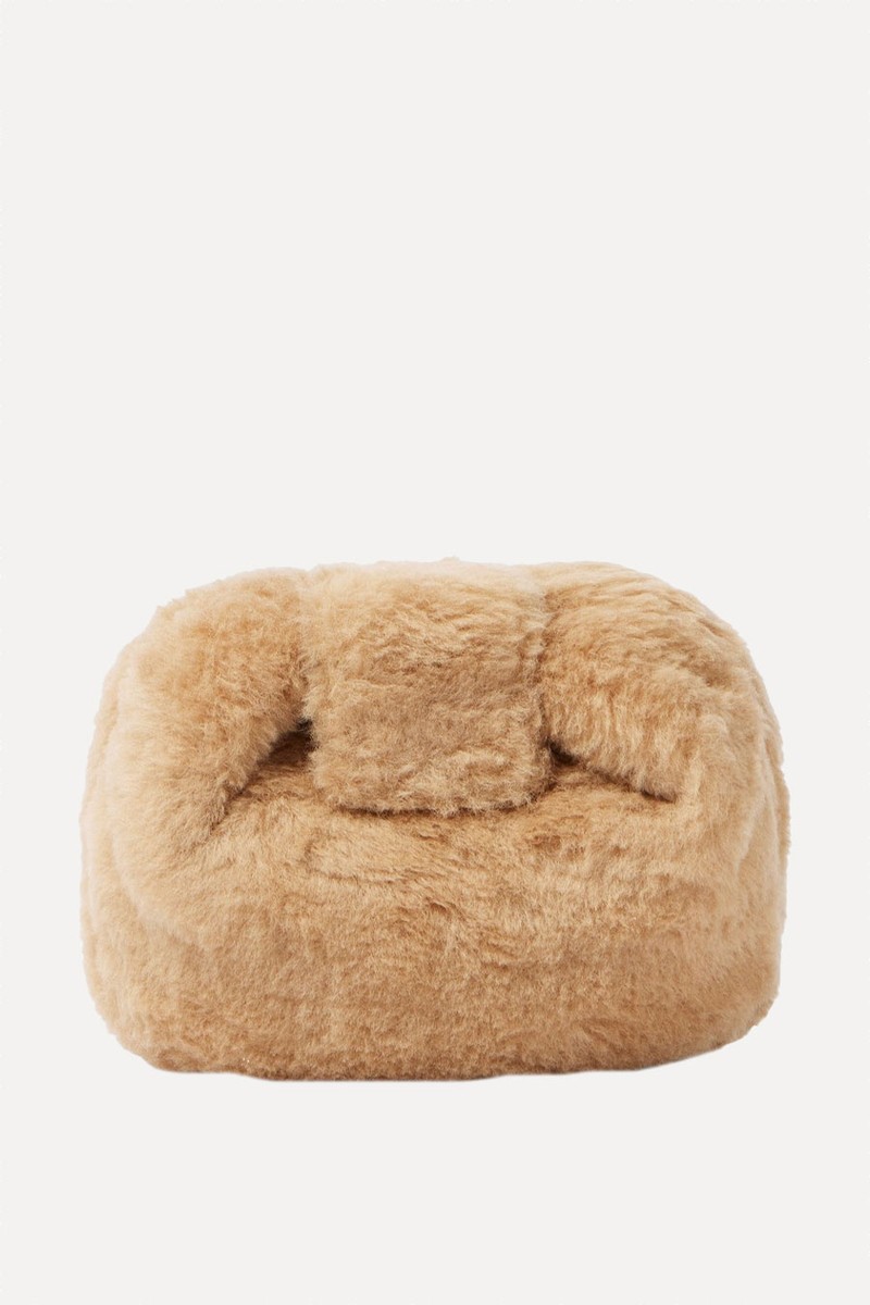 Soft Demi Faux Shearling Clutch from Gabriela Hearst