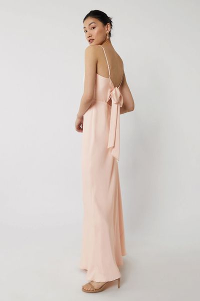 Satin Cami Bridesmaid Dress