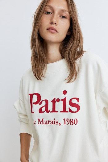 Text-Motif Sweatshirt