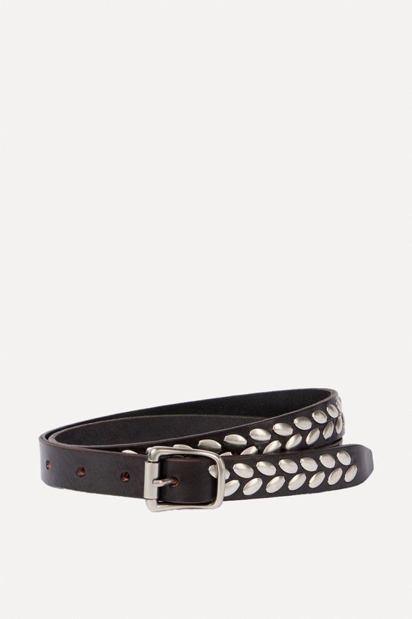 Almond Stud Leather Belt from Lemaire