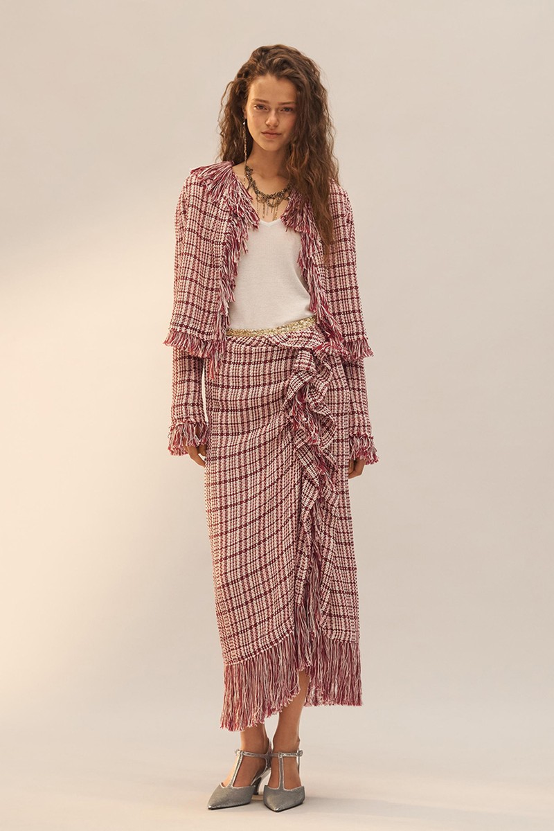 Fringed Textured Jacket