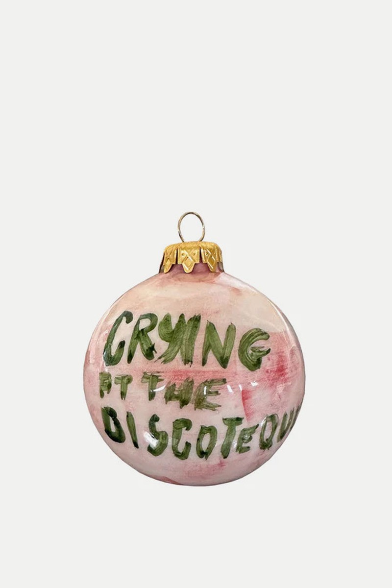 "Crying At The Discoteque" Christmas Ornament from Musae Studios