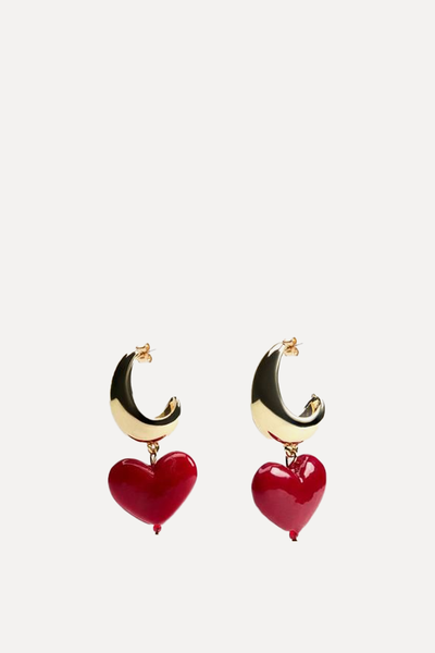 Heart Hoop Earrings from Zara