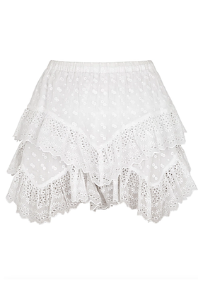 Teocadia Embroidered Cotton Shorts from Isabel Marant