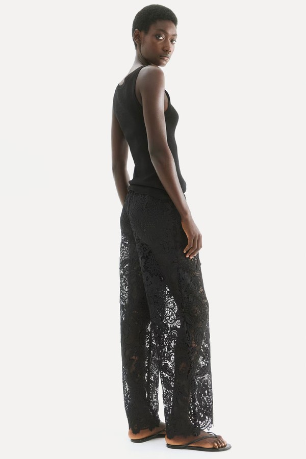 Wide Lace Trousers