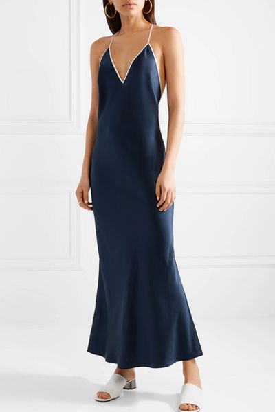 Boudoir Silk Satin Maxi Dress from La Ligne