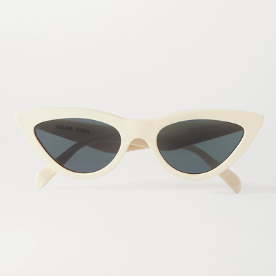 Cat-Eye Acetate Sunglasses from Celine