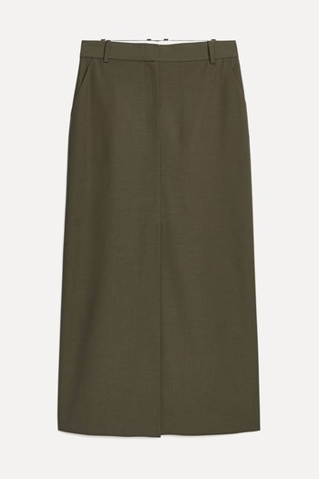 Long Wool-Blend Skirt from ARKET