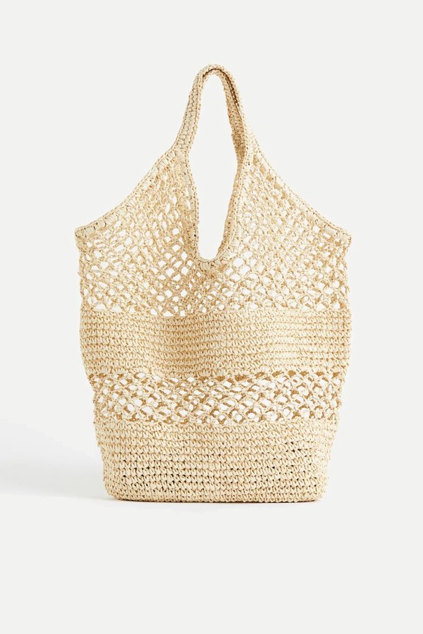 Crochet-Look Shopper