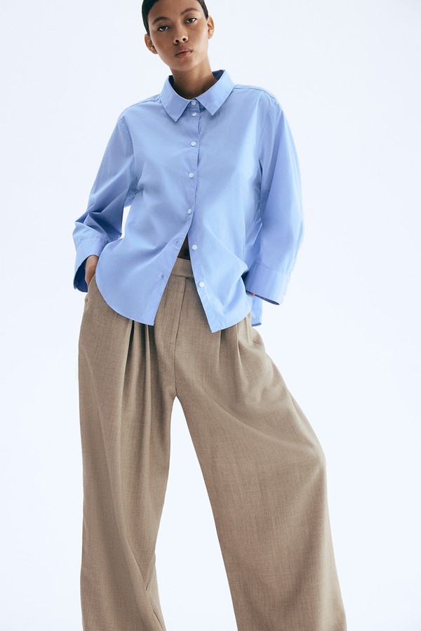 Cotton Poplin Shirt from H&M