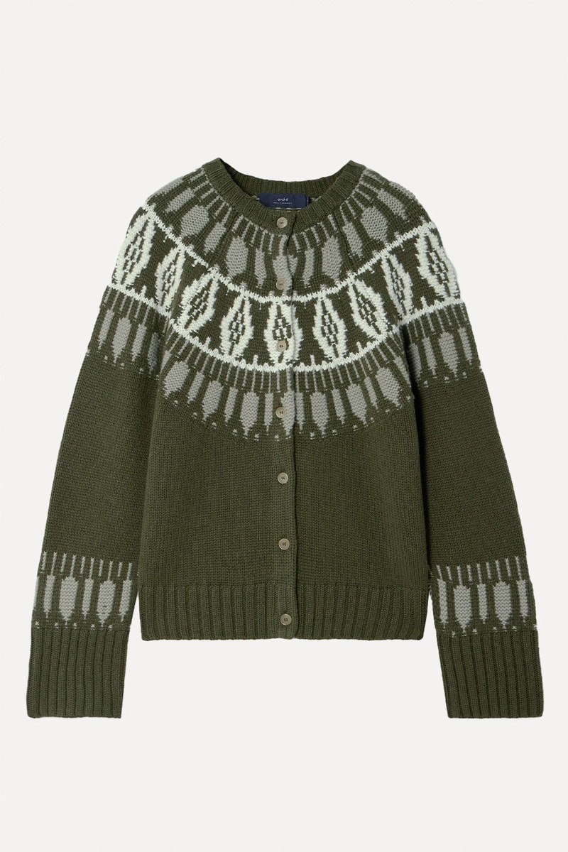 Aspen Fair Isle Cashmere Cardigan from ARCH4 