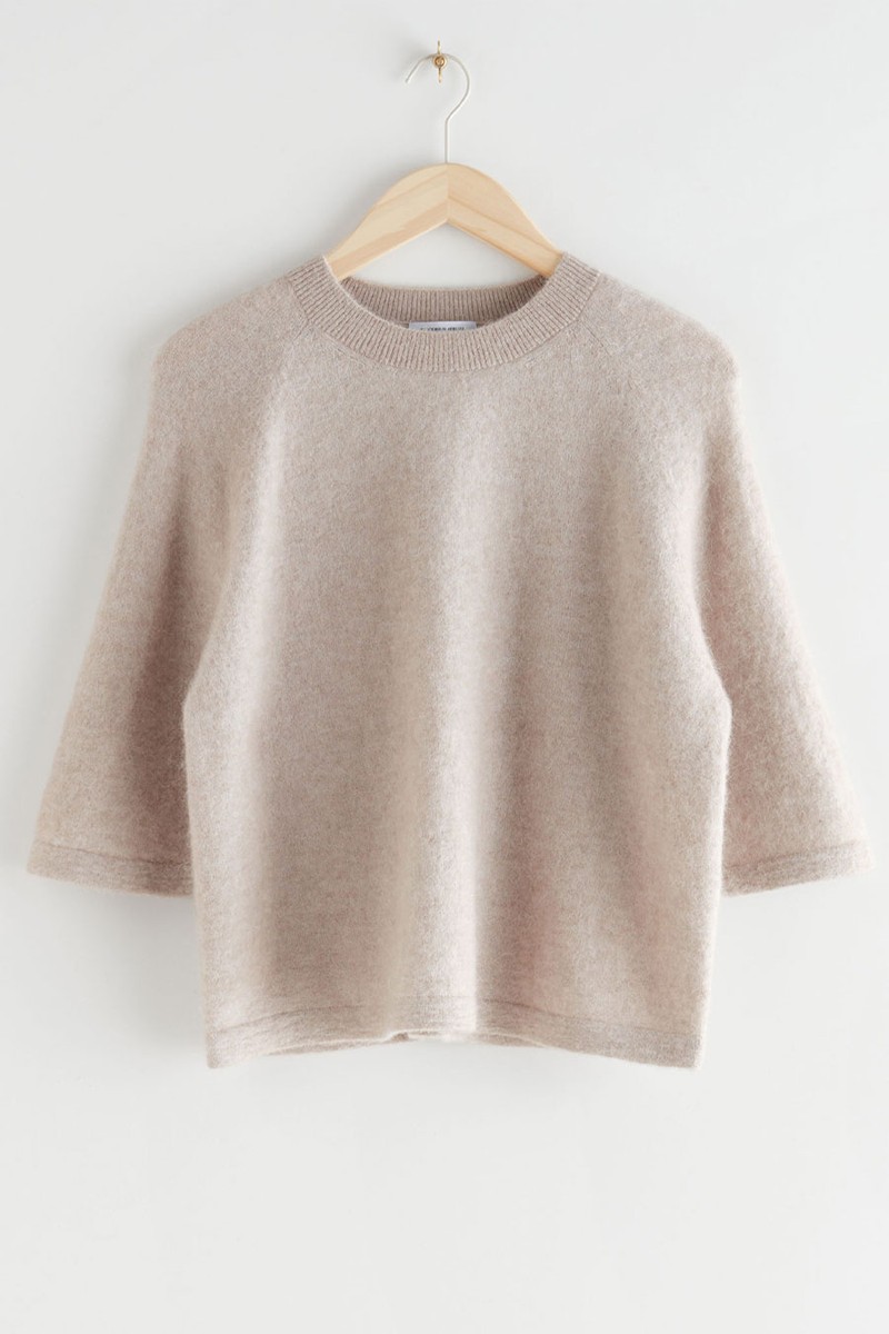 Alpaca-Blend Knitted Top from & Other Stories