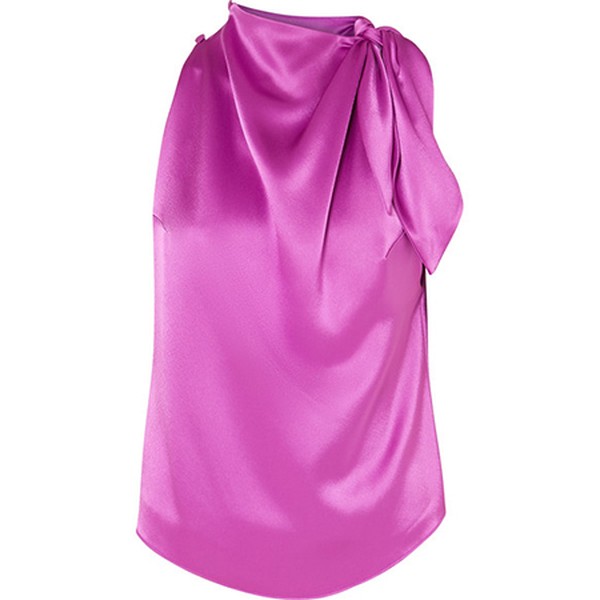 Avalon Draped Satin Top