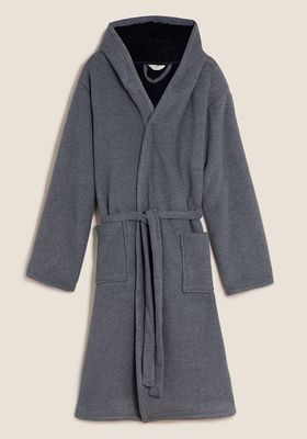 Fleece Supersoft Dressing Gown from M&S
