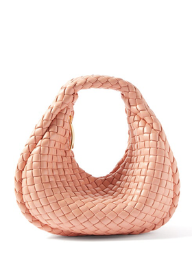 Jodie Mini Padded Intrecciato-Leather Shoulder Bag from Bottega Veneta