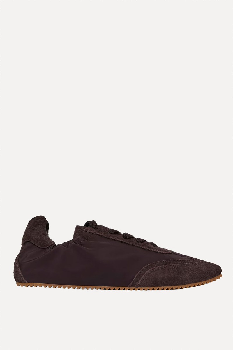 Suede-Nylon Trainers from ARKET