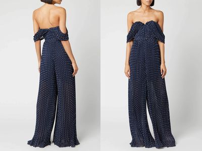 Off The Shoulder Jumpsuit from Self-Portrait