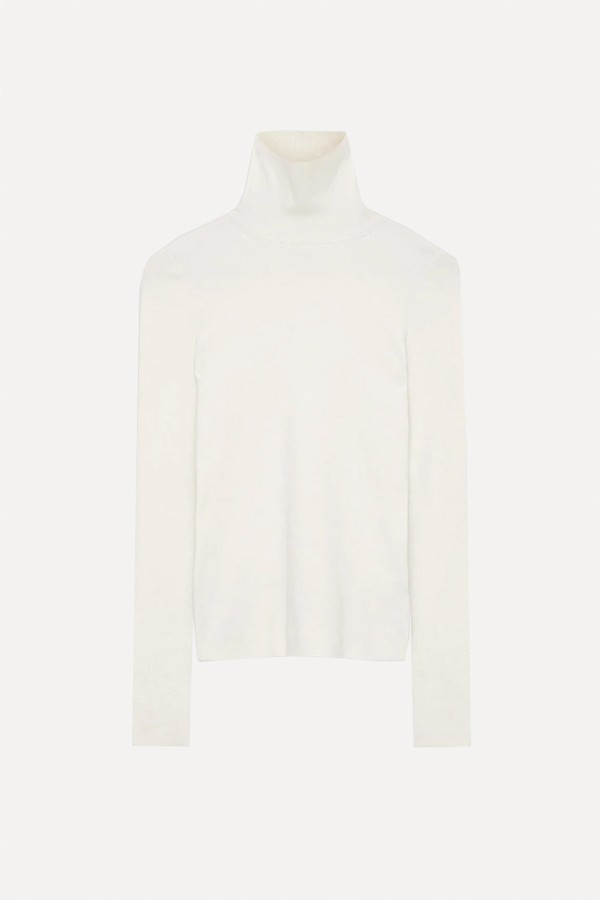 Silk Stretch High Neck Top from Joseph