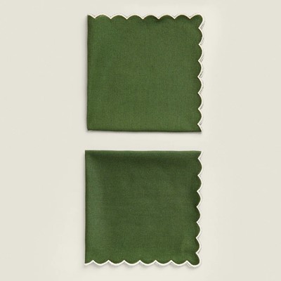 Scalloped Napkins (Pack Of 2) from Zara