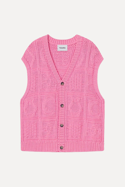 Terence Cable-Knit Cotton-Blend Vest
