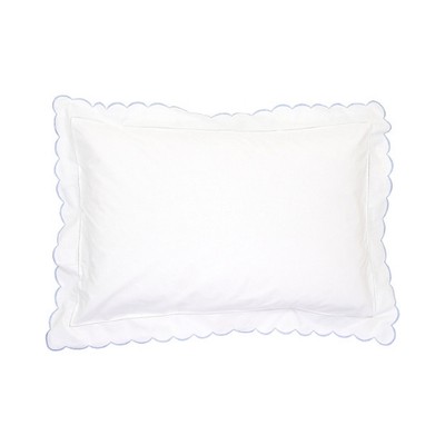 Scalloped Edge Oxford Pillowcase from Sarah.K