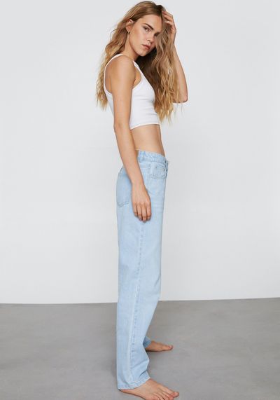 High Waist Denim Mom Jeans