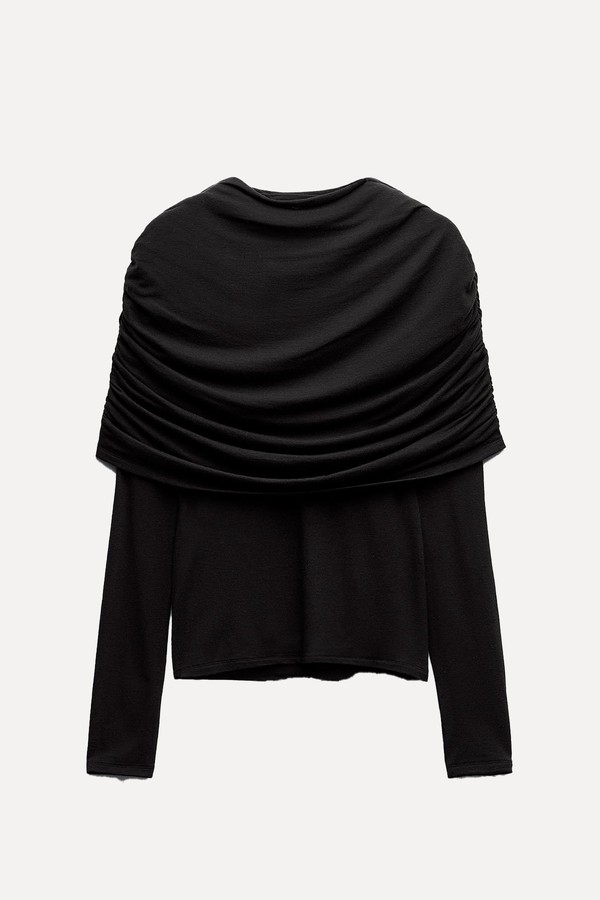 Draped Cape Top from Zara