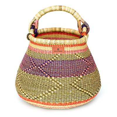 Sankara Pot Basket from Lola & Mawu