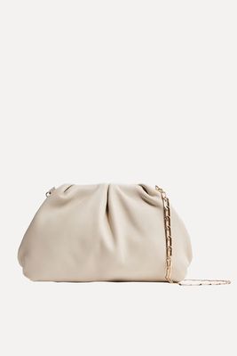 Nappa Leather Clutch Bag    from Reiss