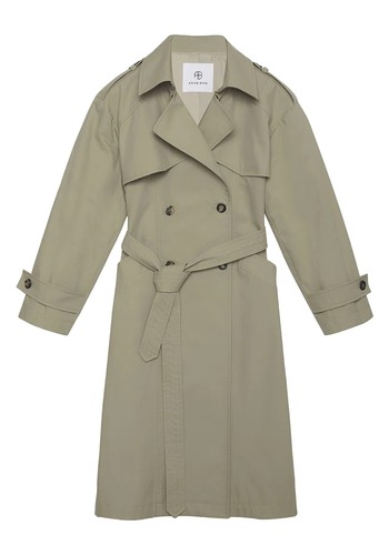 Finley Cotton Gabardine Trench Coat from Anine Bing