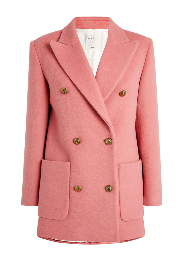 Marcus Double-Breasted Coat from Sandro Paris