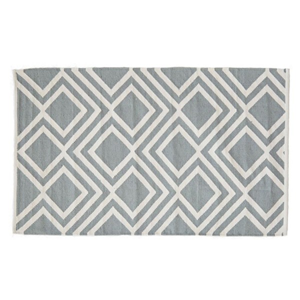 Dove Grey Iris Rug from Weaver Green