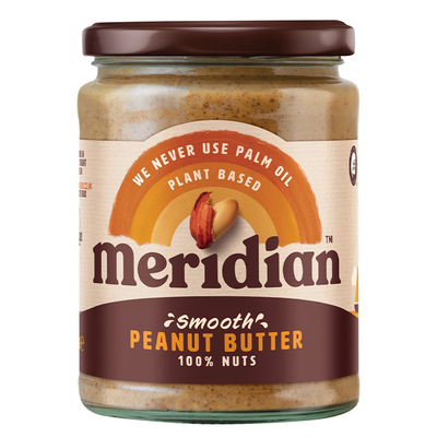 Smooth Peanut Butter 100% Nuts from Meridian 