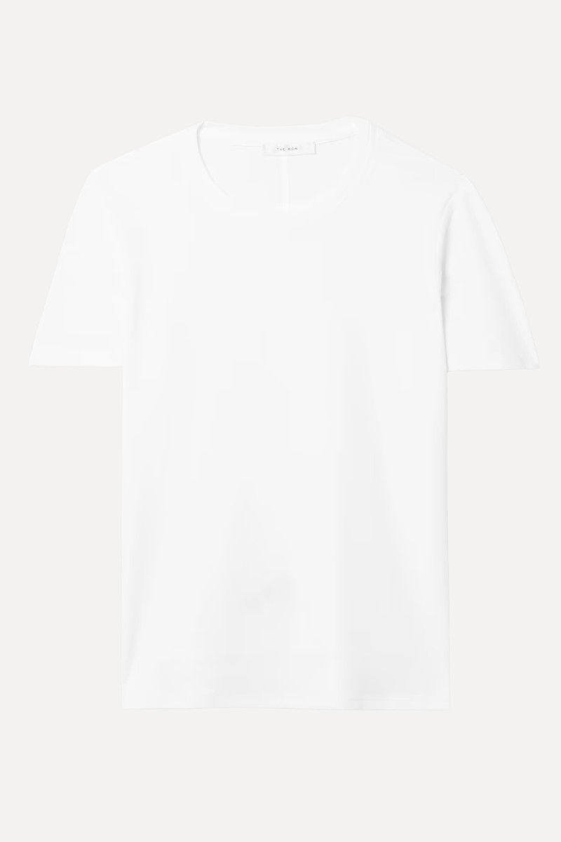 Wesler Cotton-Jersey T-Shirt from The Row