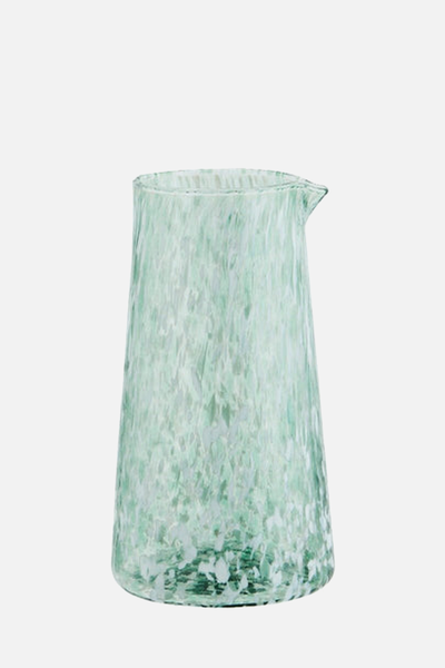 Splatter Glass Water Jug