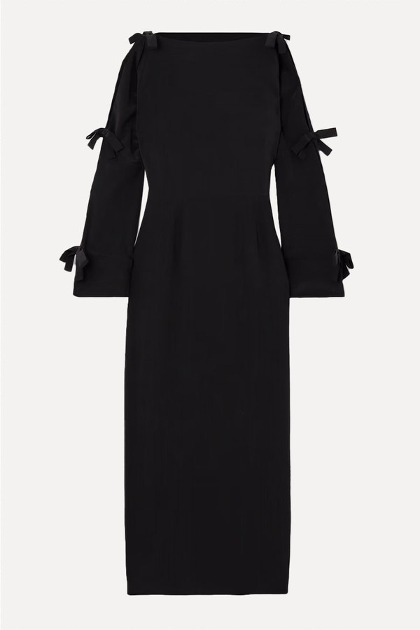 Bow-Embellished Midi Dress from Bernadette