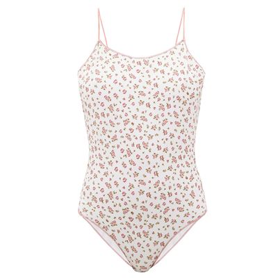 Fantasy Stories Rose-Print Swimsuit from Oseree