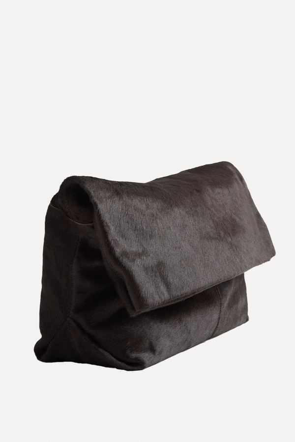Hair On Leather Foldover Clutch Bag from Marks & Spencer x 16Arlington