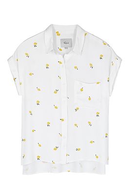 Whitney Lemon-Print Shirt from Rails