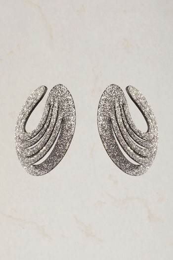 Lieve Crystal Silver Earrings, €210 | So-Le Studio